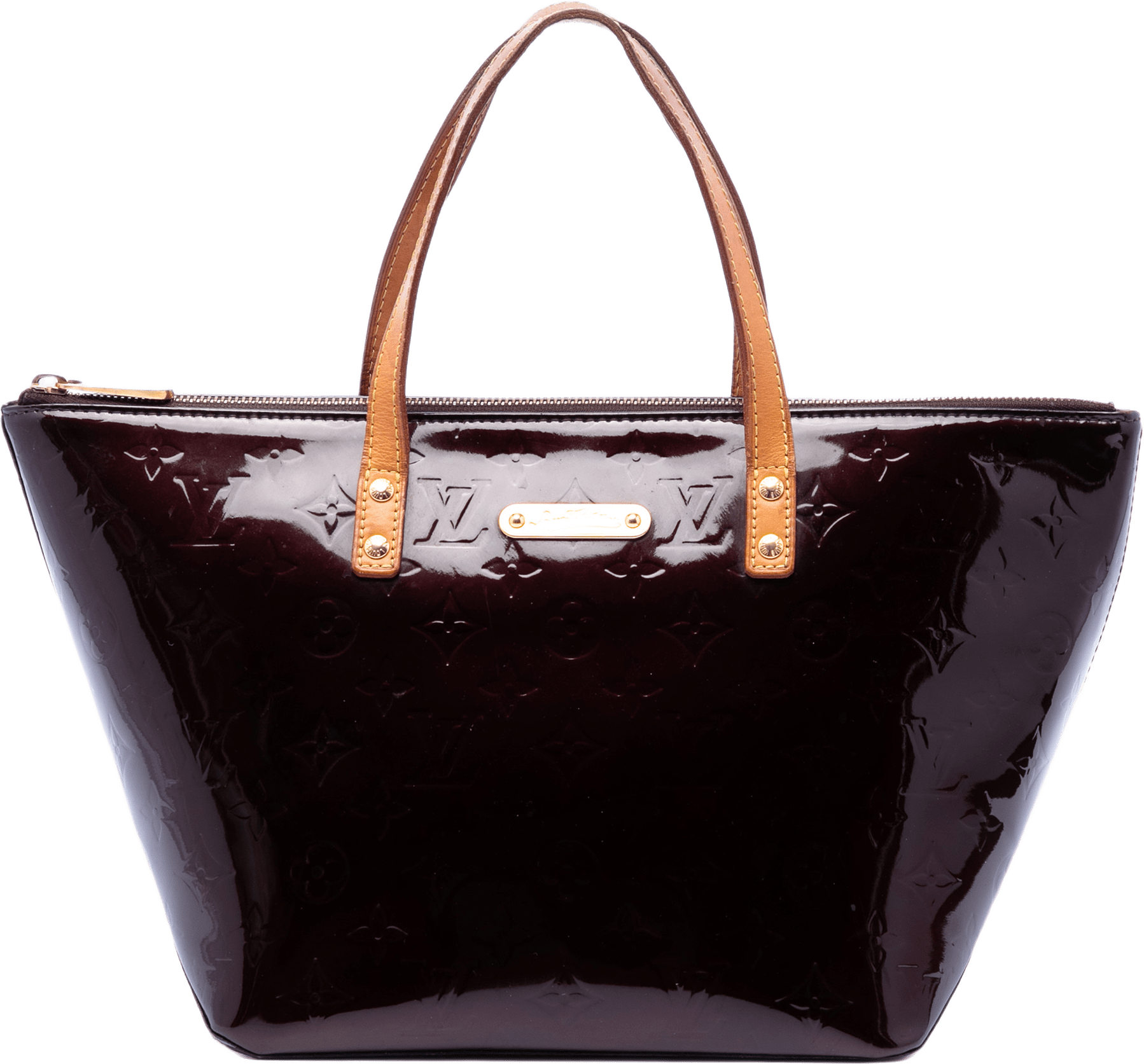 Louis Vuitton Monogram Vernis Bellevue Pm, från Luxclusif, i färgen purpur.