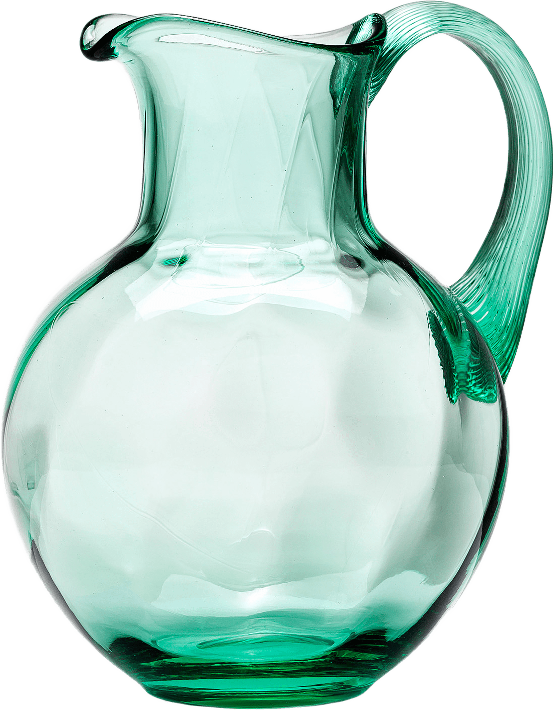 Sylvia Karaff, från In Flore, i färgen blå grön.