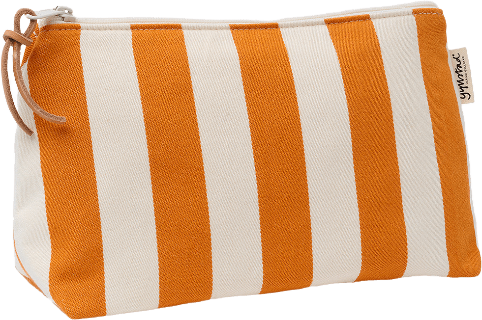 Necessär Nora Rand, Large, från Gyllstad, i färgen sevilla-orange.