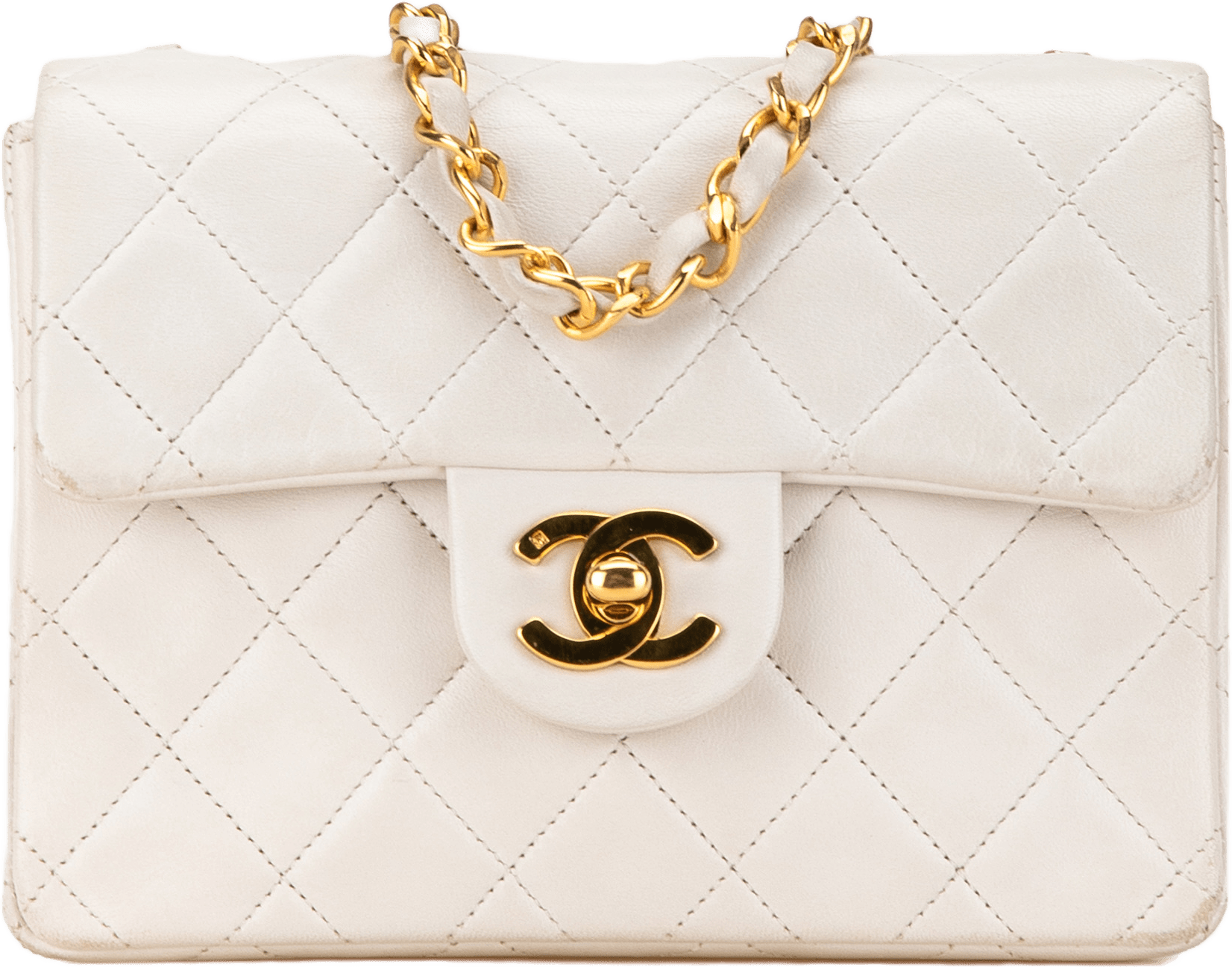 Chanel Mini Square Classic Lambskin Single Flap