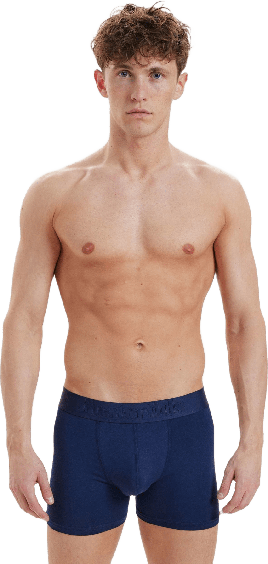 Bambu, Boxer "gunnar", 3-pack, Bordeaux, från Resteröds, i färgen navy.