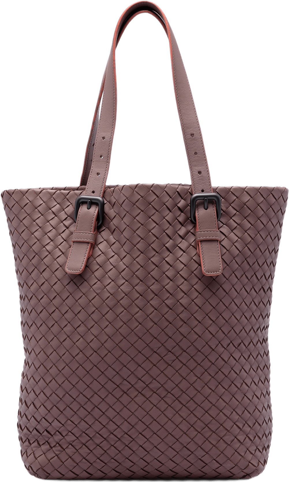 Bottega Veneta Nappa Intrecciato Tote, från Luxclusif, i färgen lily.
