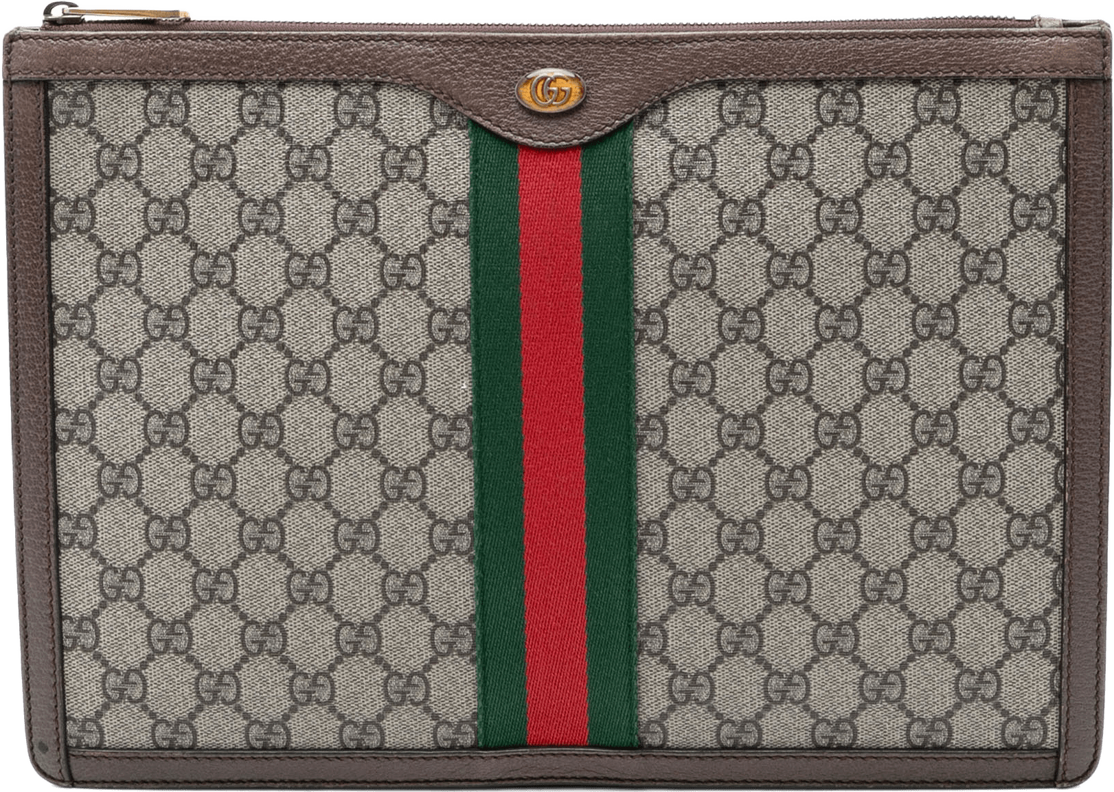 Gucci Gg Supreme Ophidia Clutch, från Luxclusif, i färgen beige.