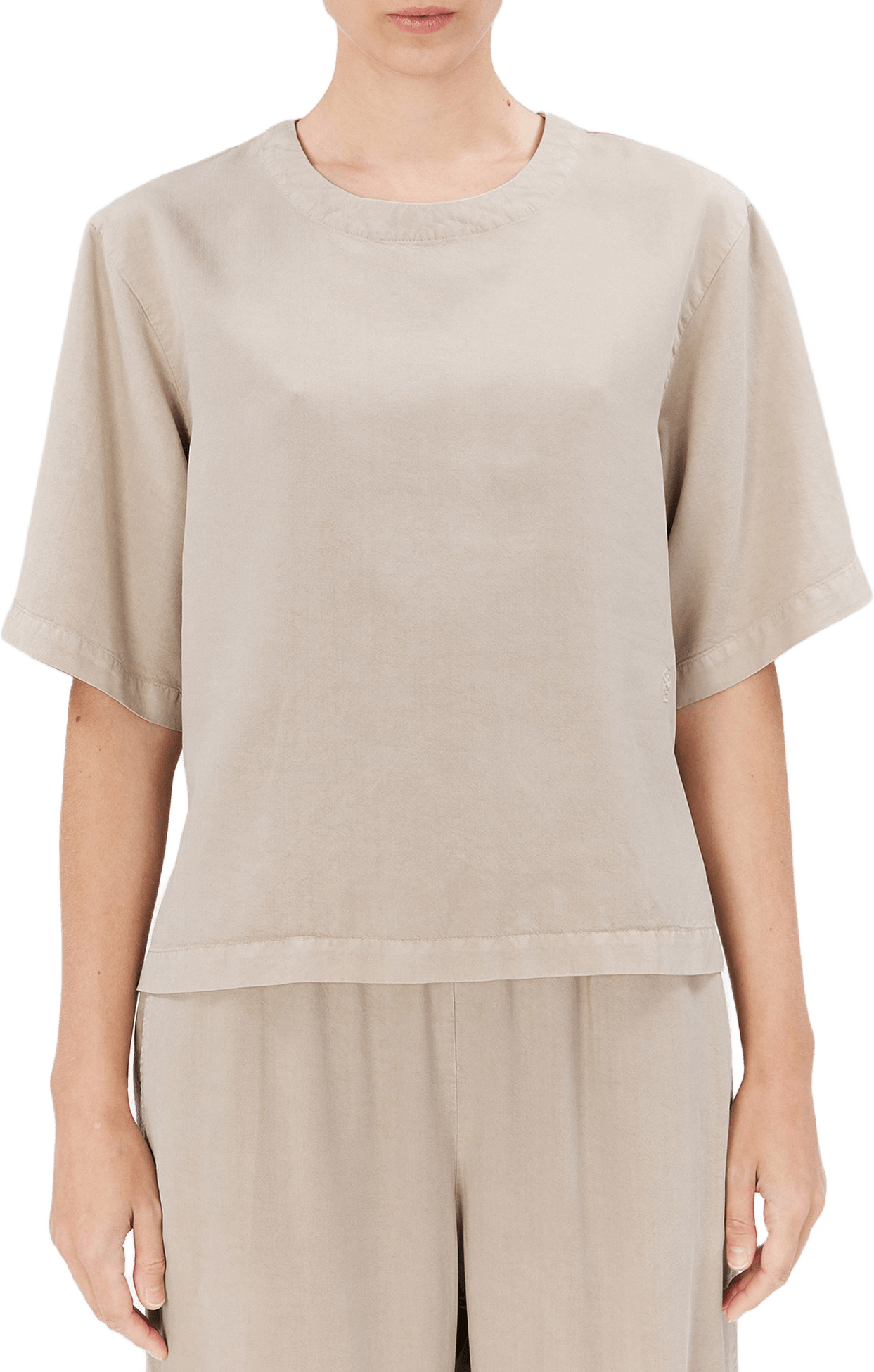 Eliana W´s Top, från ELVINE, i färgen sand grey.