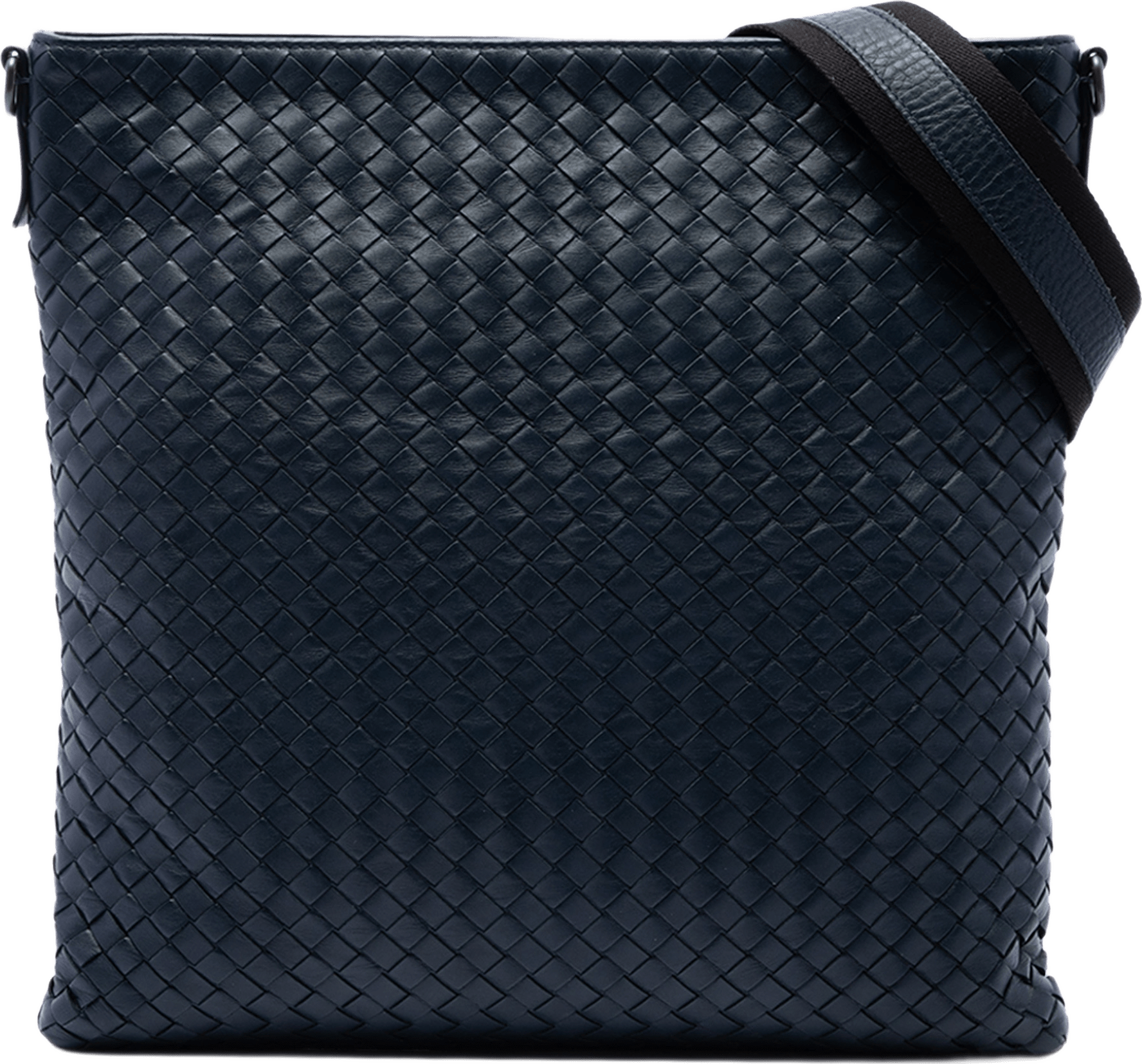 Bottega Veneta Nappa Intrecciato Vn Crossbody, från Luxclusif, i färgen blå.