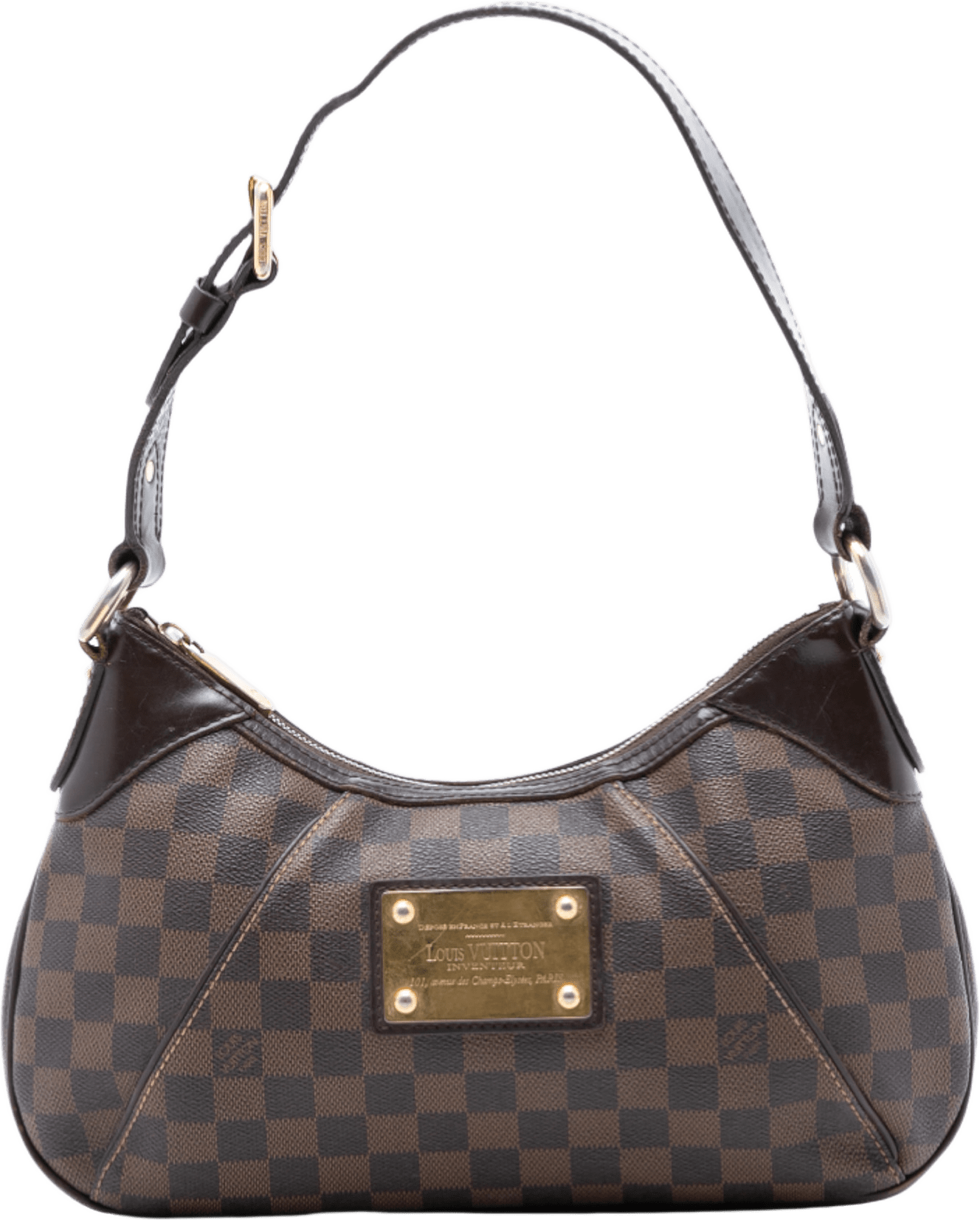 Louis Vuitton Damier Ebene Thames Pm, från Luxclusif, i färgen brown.