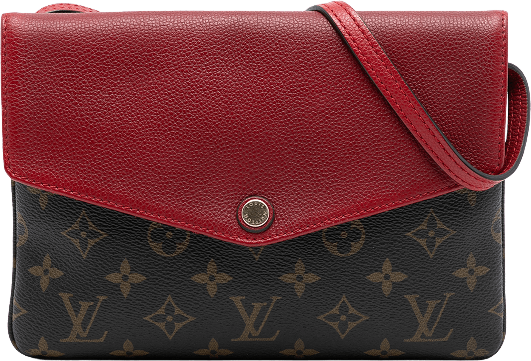 Louis Vuitton Monogram Twice, från Luxclusif, i färgen brown.