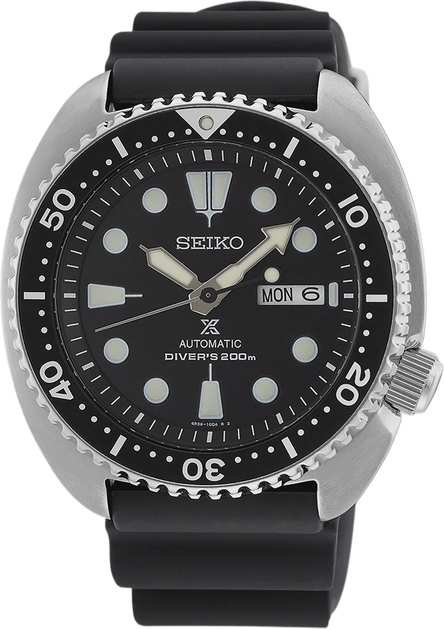 Seiko Prospex Automatic Svart/stål, Gummiband - Srpe93k1, från Seiko, i färgen 1.