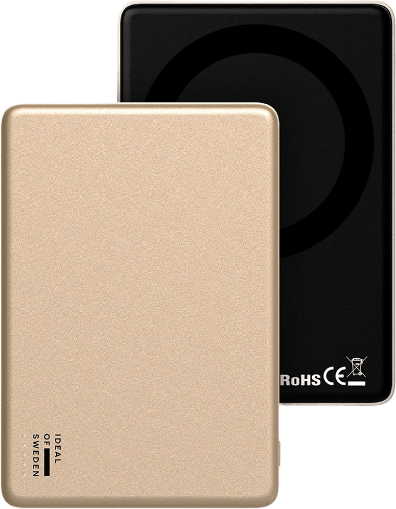 Slim Powerbank Magsafe 5000 Mah Gold, från Ideal Of Sweden, i färgen gold.