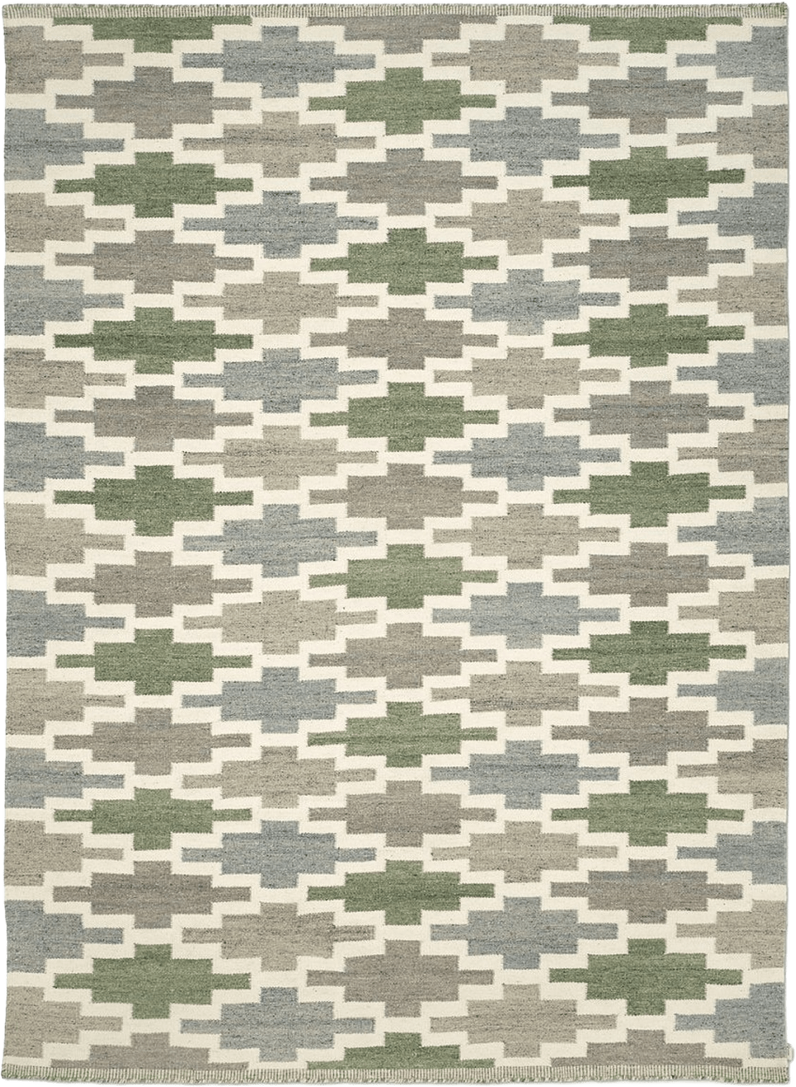 Korsnäs 200x300 cm, från Classic Collection, i färgen blå/grön.