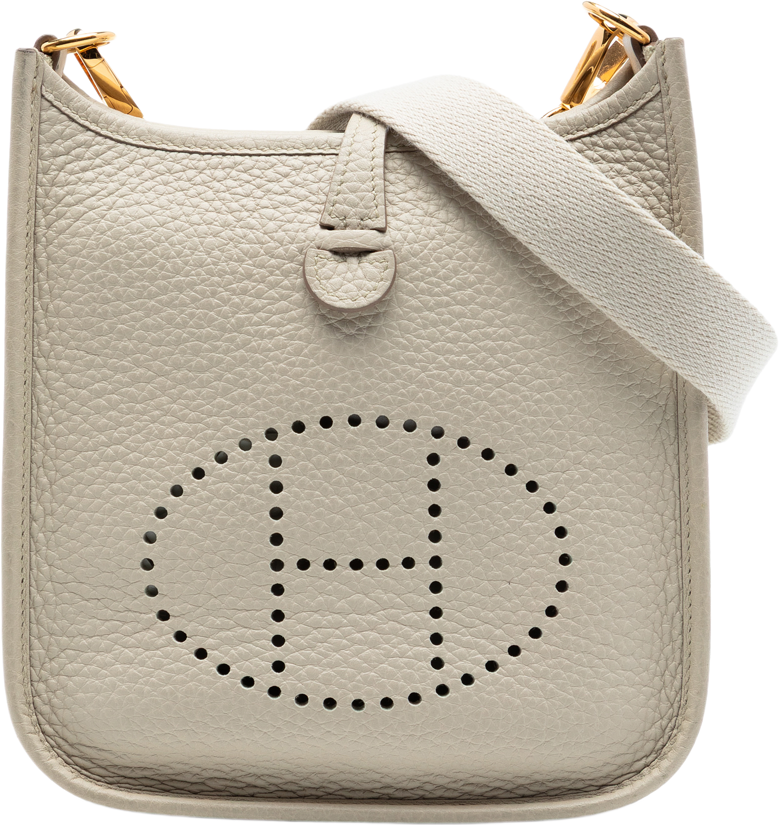 Balenciaga Quilted Calfskin Touch B. Puffy Clutch, från Luxclusif, i färgen grå.