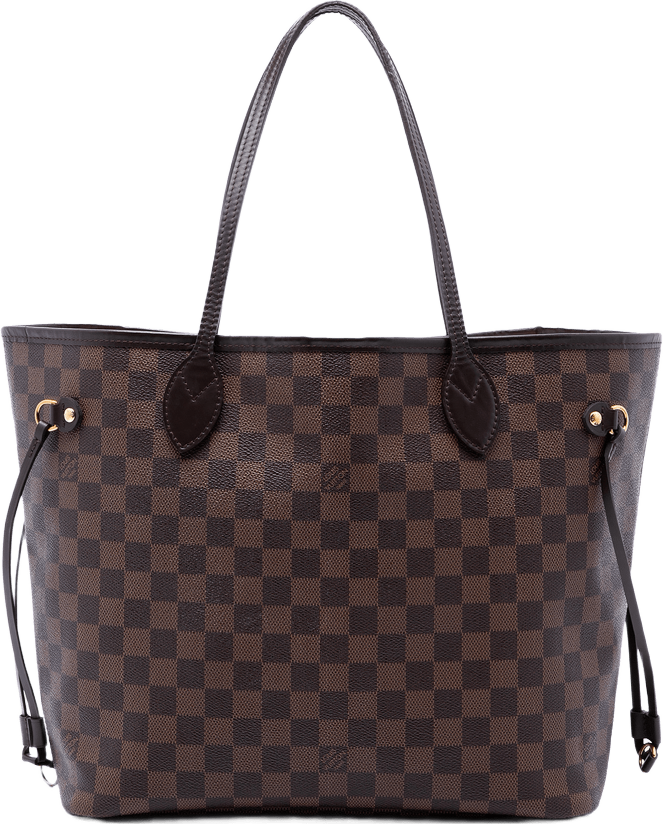 Louis Vuitton Damier Ebene Neverfull Mm, från Luxclusif, i färgen brun.