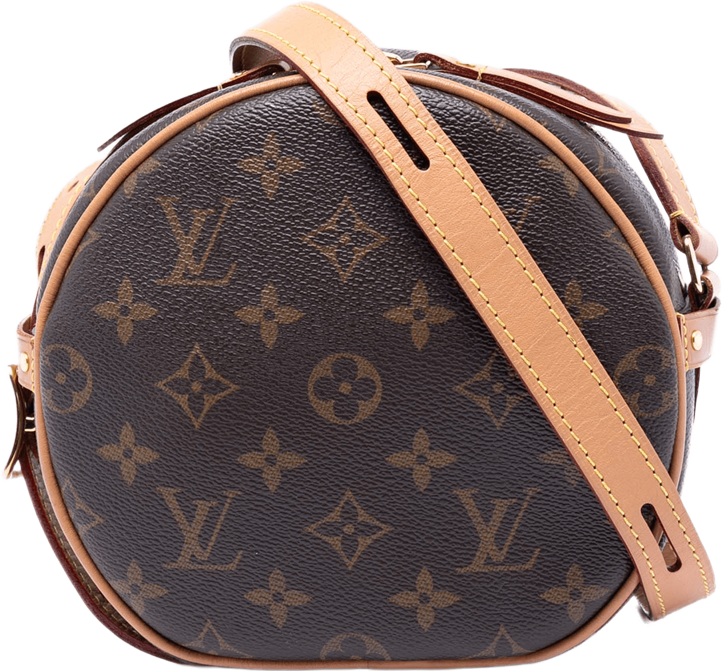 Louis Vuitton Monogram Boite Chapeau Souple Pm, från Luxclusif, i färgen brun.