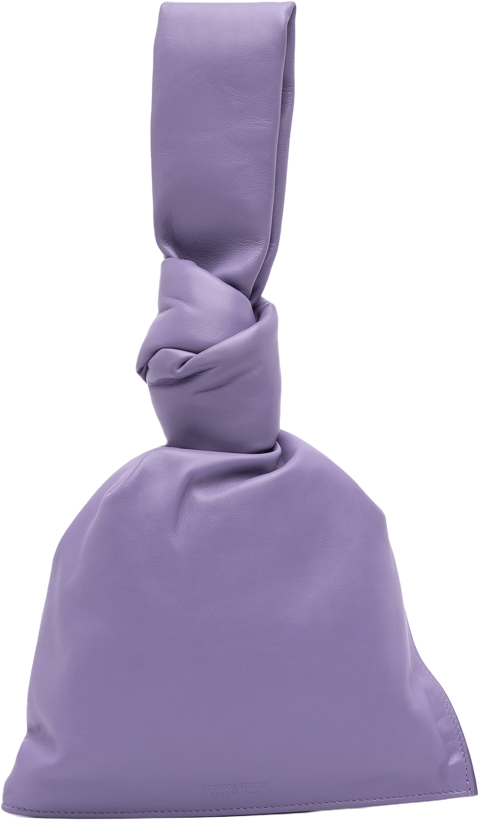Bottega Veneta Mini Calfskin Bv Twist Bag, från Luxclusif, i färgen purple.