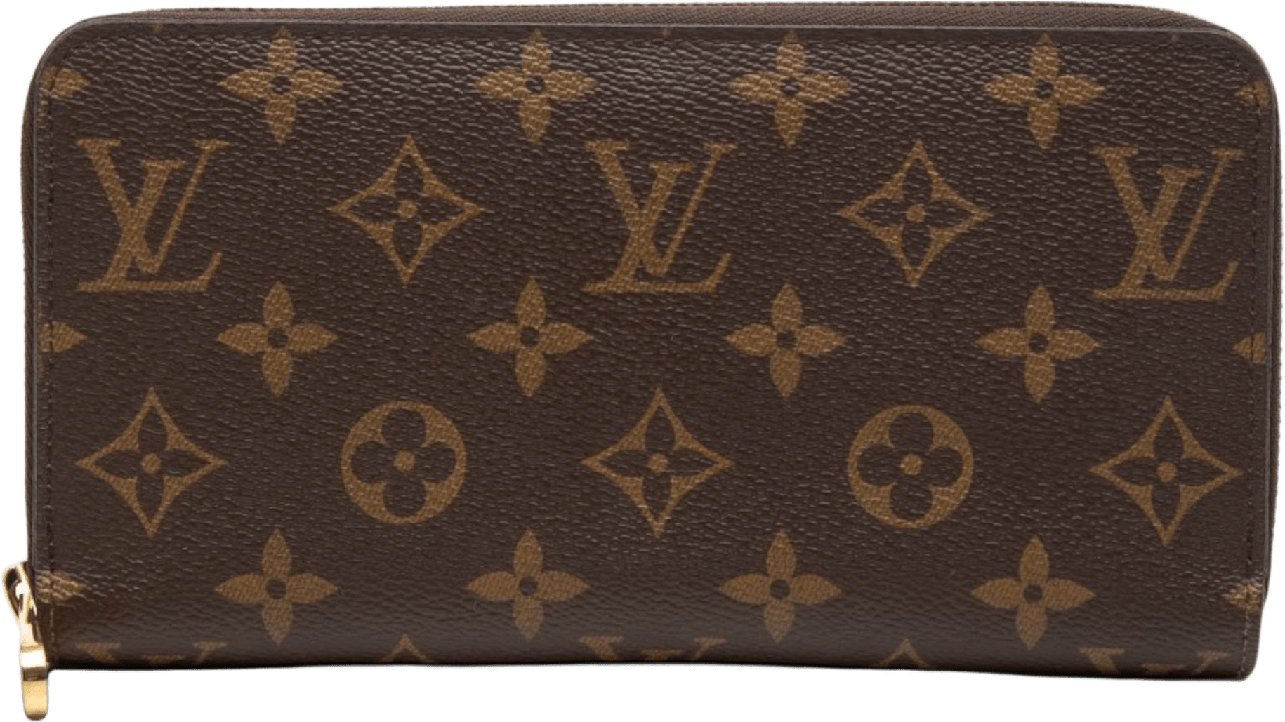 Louis Vuitton Monogram Zippy Wallet, från Luxclusif, i färgen brown.