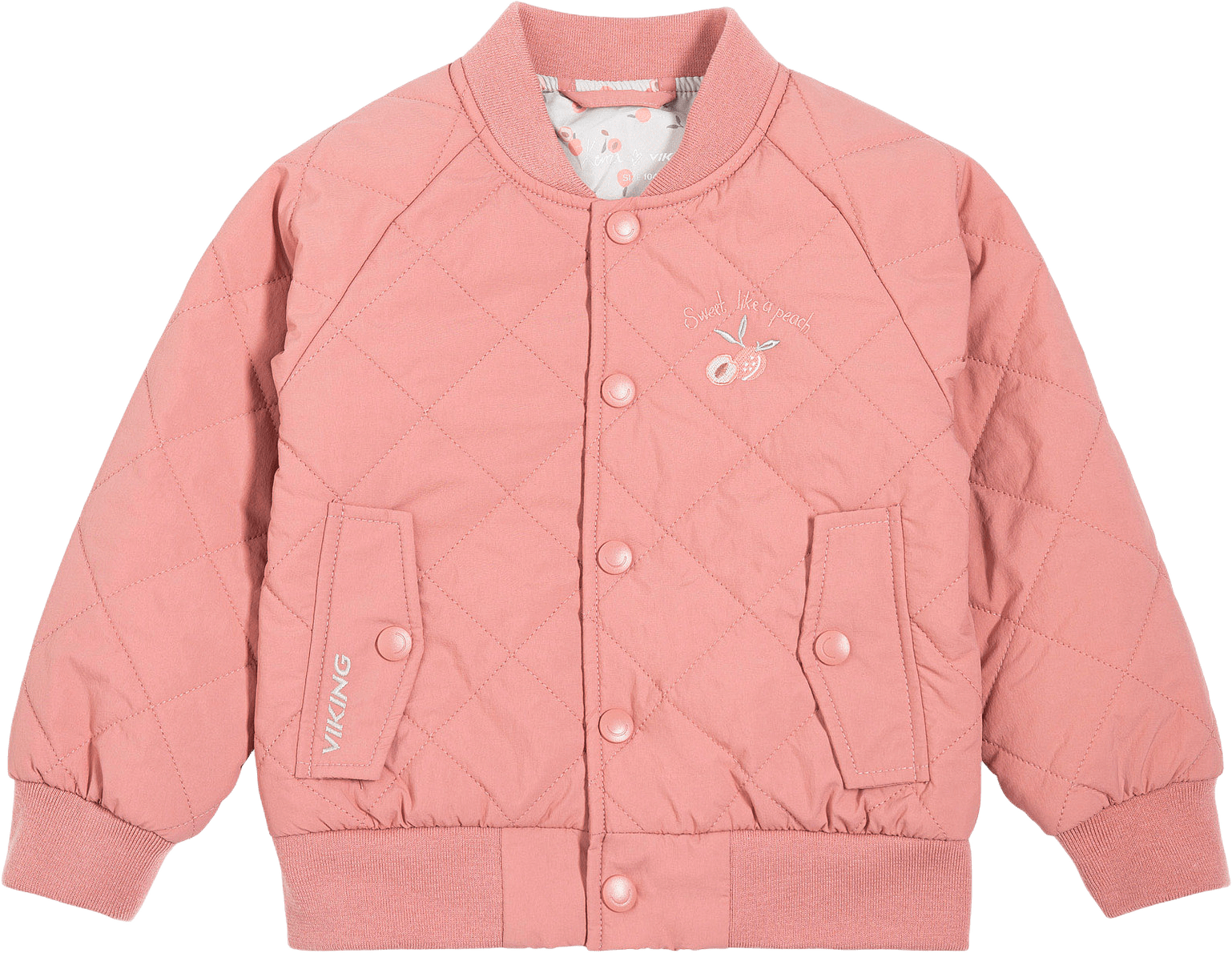 Kenza X Viking Quilted Jacket, från VIKING, i färgen Rose.