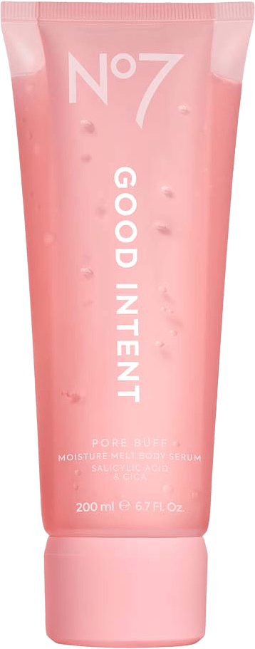 Good Intent Pore Buff Sal Acid Body Serum in Lotion, från No7.