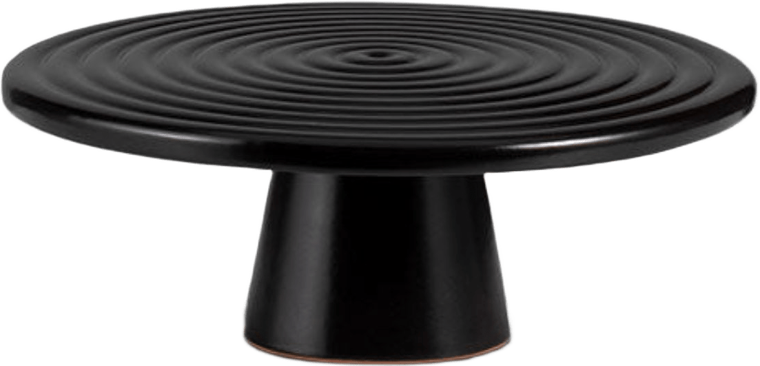 Tårtfat 20ø, från Dutchdeluxes, i färgen black.