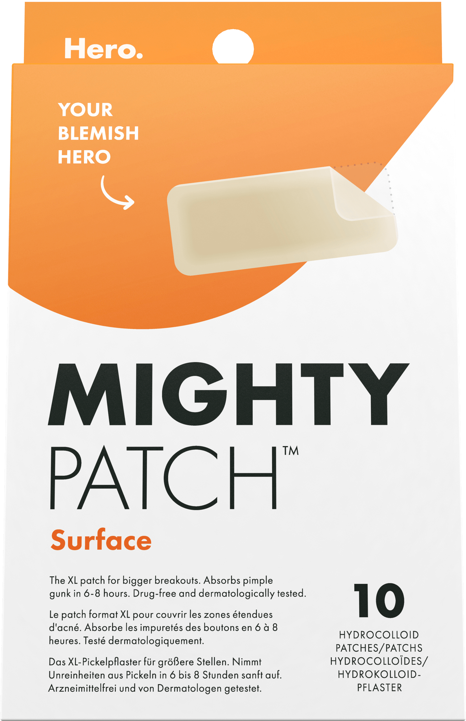 Mighty Patch Surface 10-Pack, från HERO.
