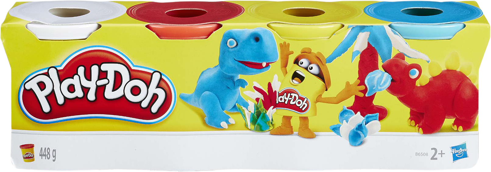 Leklera 4-pack, olika färger, från PLAY DOH.