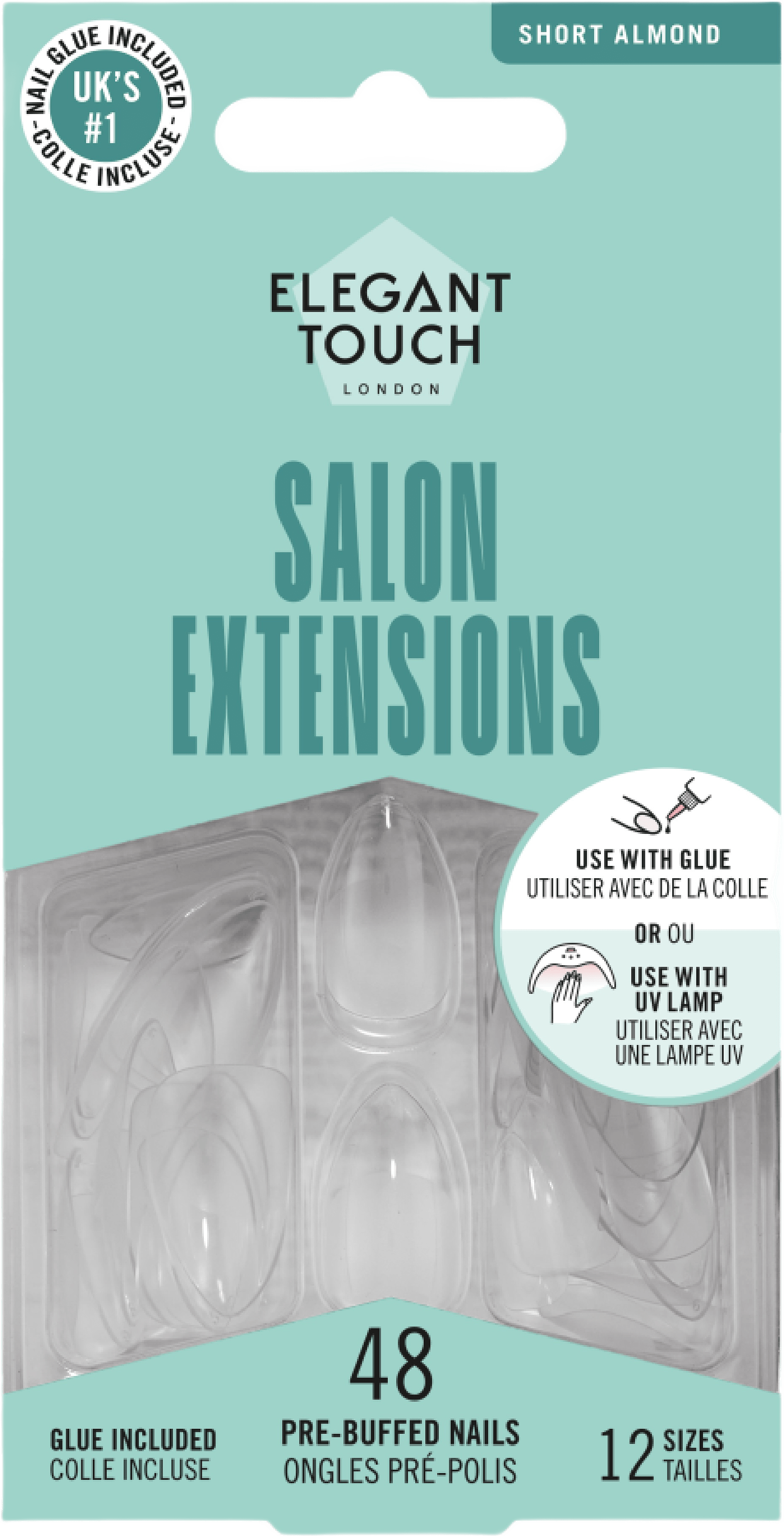 Salon Extension Short Stiletto, från Elegant Touch.