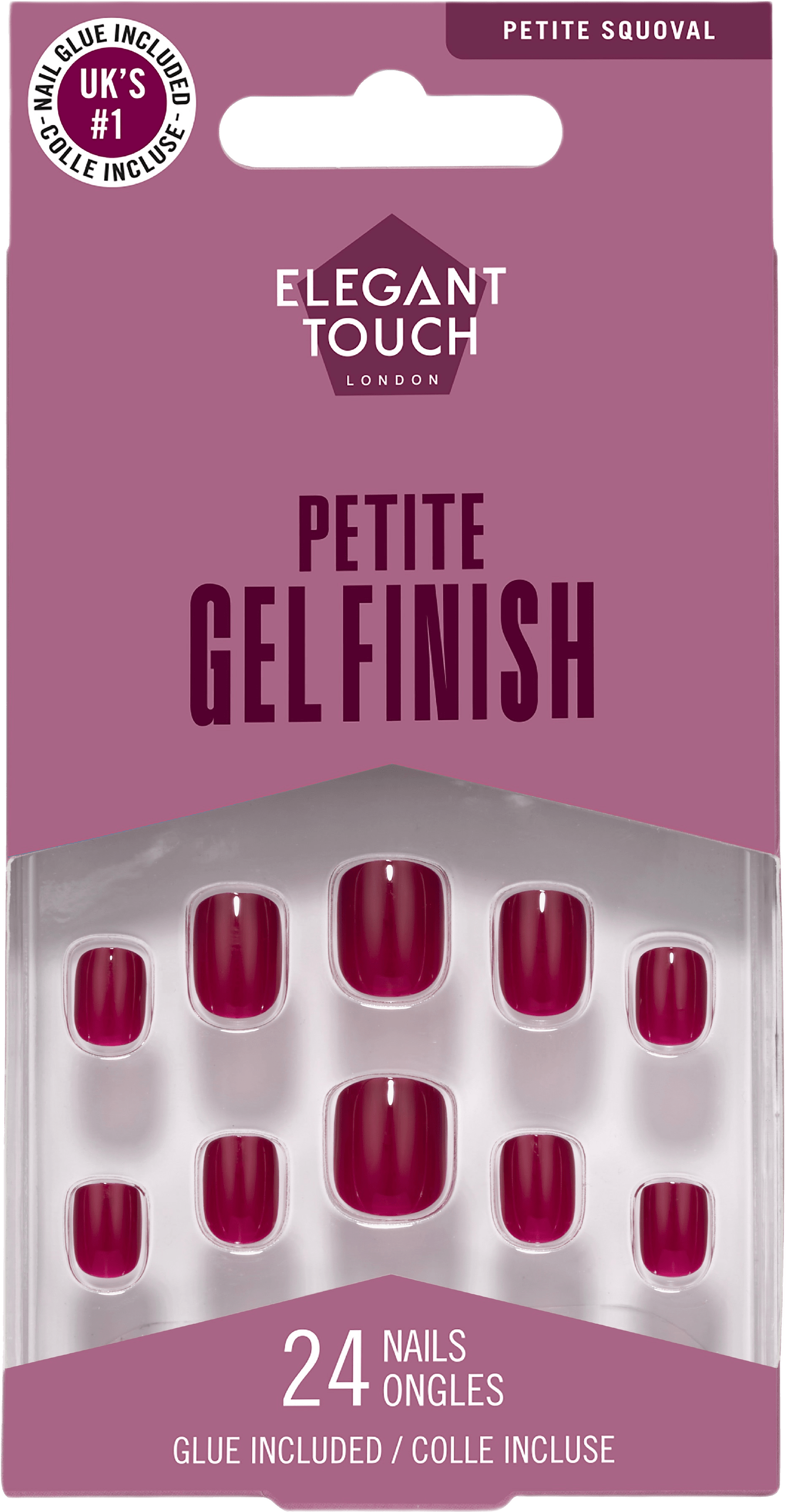 Petite Nails Cherry Wine, från Elegant Touch.