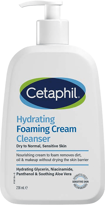 Cetaphil Hydrating Foaming Cream Cleanser, från Cetaphil, i färgen White.