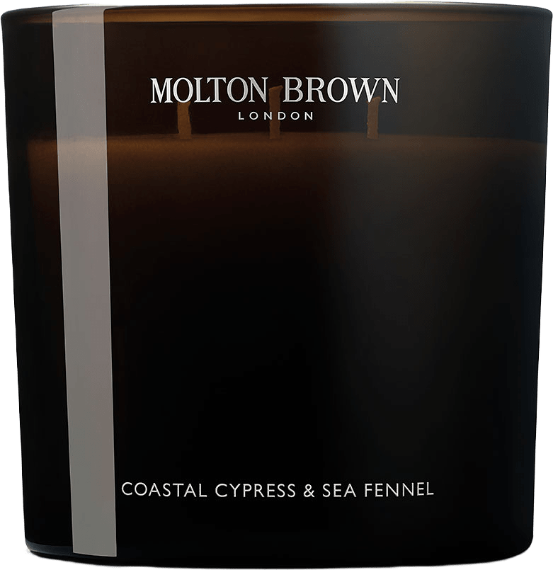 Coastal Cypress & Sea Fennel Luxury Scented Candle, från Molton Brown.