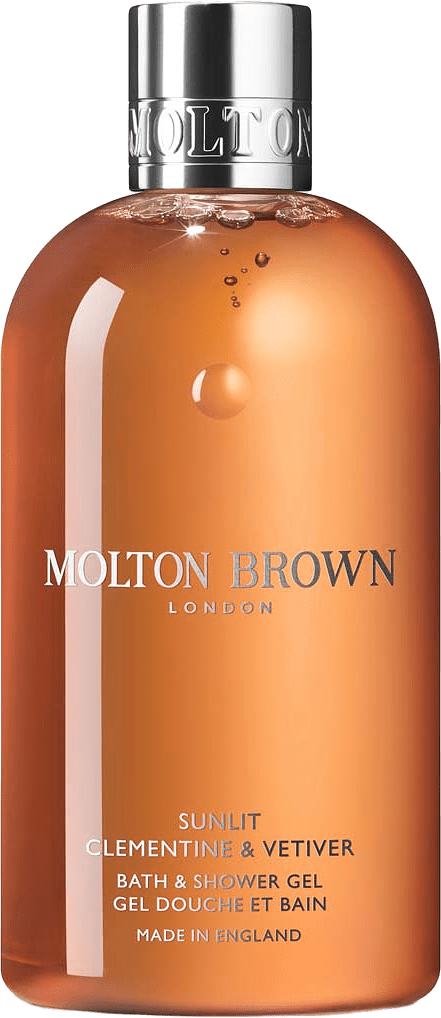 Sunlit Clementine & Vetiver Bath & Shower Gel, från Molton Brown.