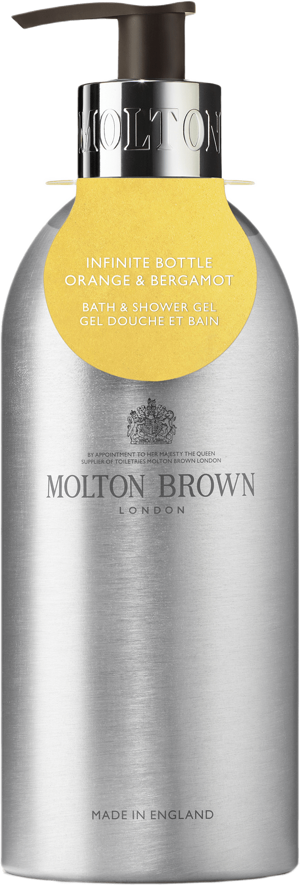 Infinite Bottle Orange & Bergamot Bath & Shower Gel