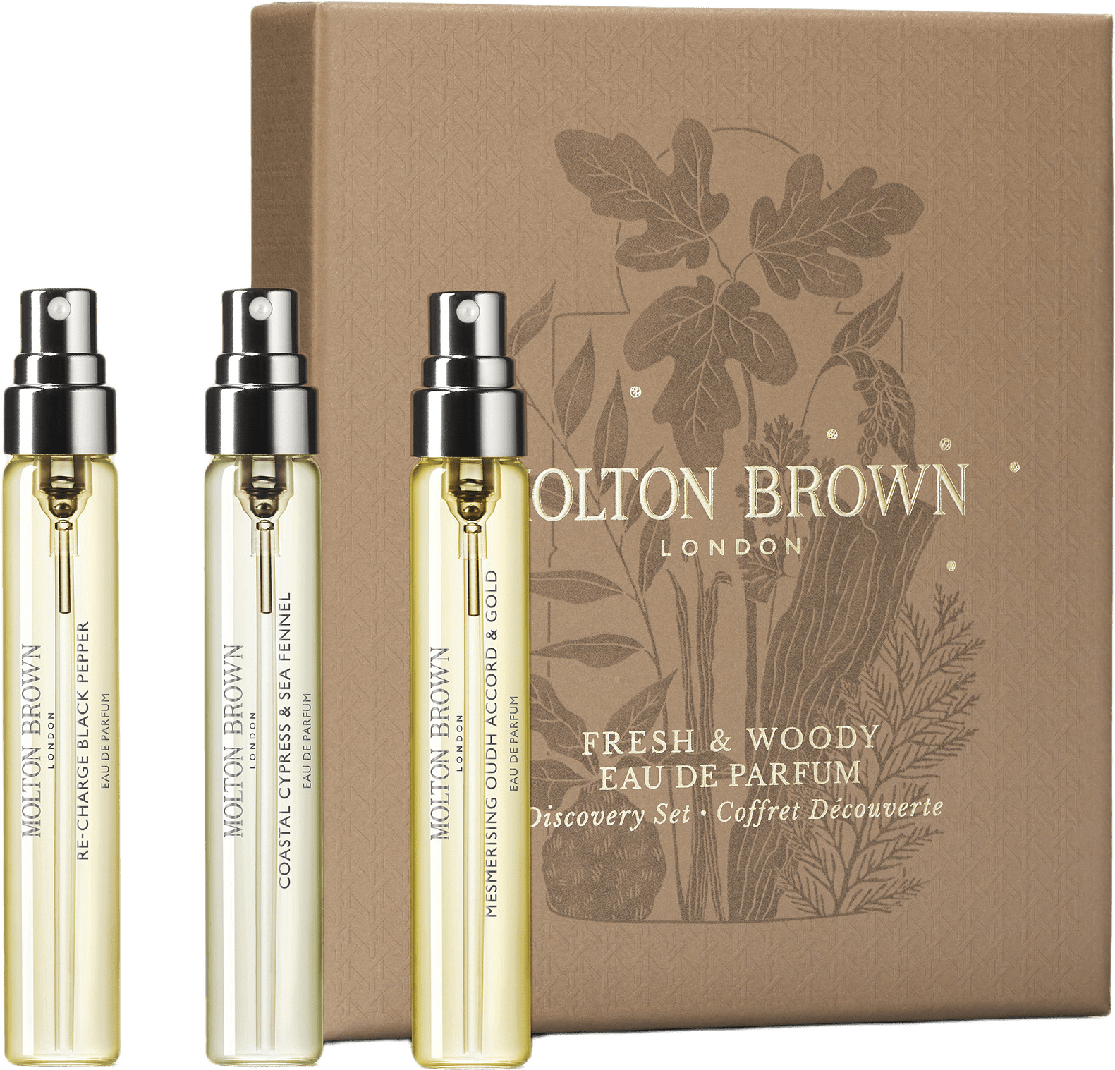 Gift Set Woody & Aromatic EdP Discovery Set, från Molton Brown.