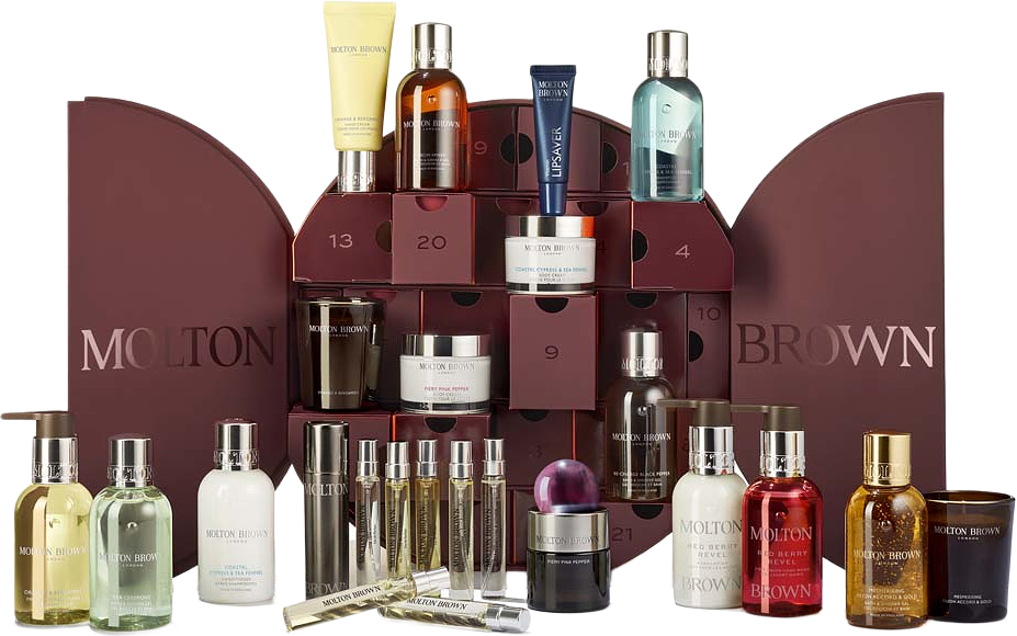 Gift Set Decadent Delights: The Advent Calendar 2187 g, från Molton Brown.