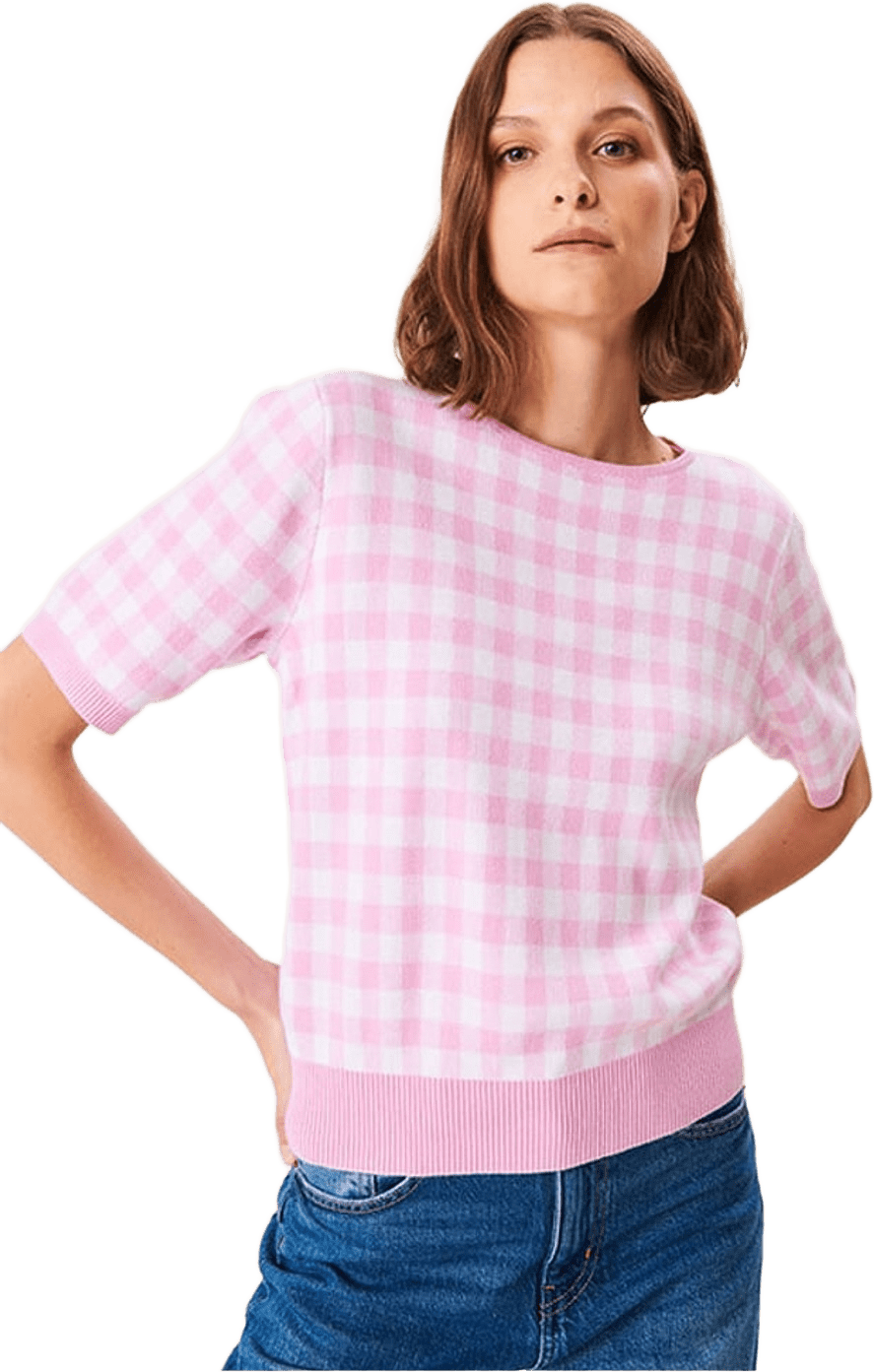 Bess Jumper - Pink, från Jumperfabriken, i färgen pink.