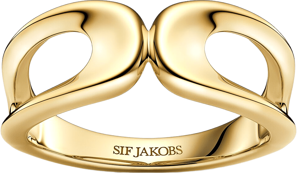 Borsa Due Piccolo Ring, från Sif Jakobs Jewellery, i färgen gold.