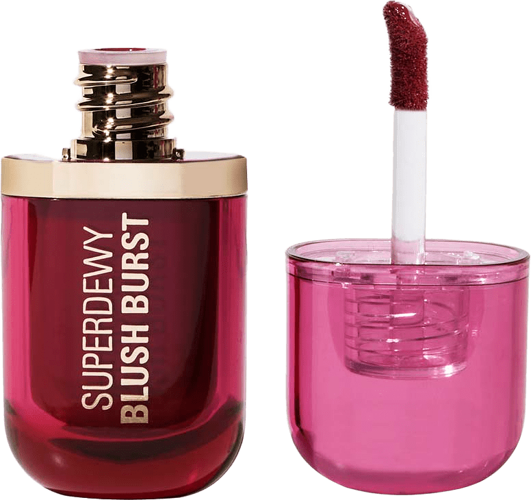 Superdewy Blush Plump Serum Liquid Blush, från Revolution, i färgen Berry.