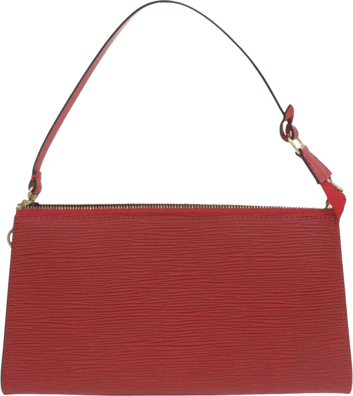 Louis Vuitton Epi Pochette Accessoires, från Luxclusif, i färgen red.