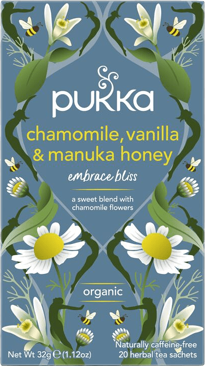 Pukka Örtte Chamomile Vanilla & Manuka Honey EKO 20 st, från Pukka.