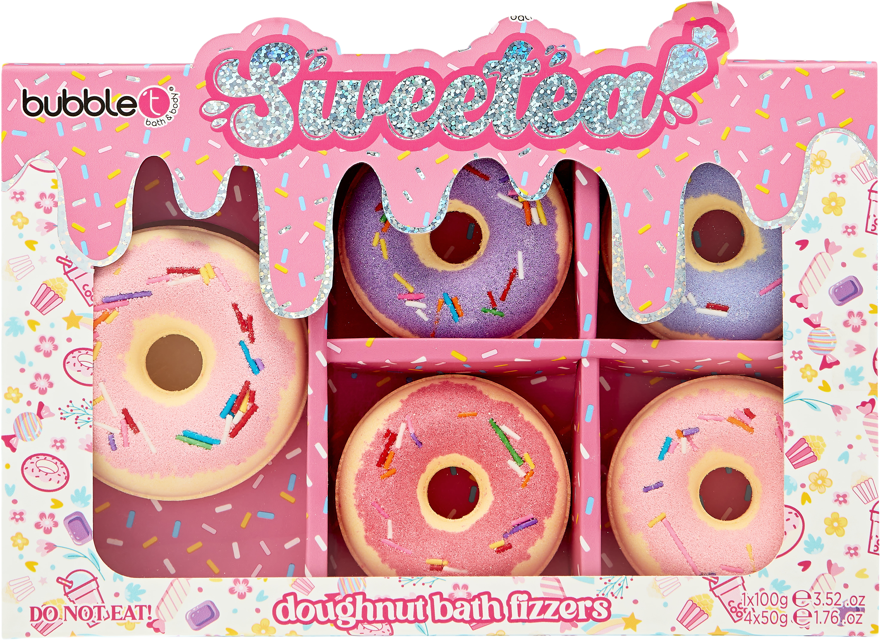 Sweetea Donut Bath Fizzer Set, från BubbleT.