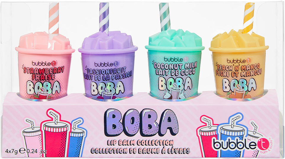 Boba Lip Balm Set, från BubbleT.