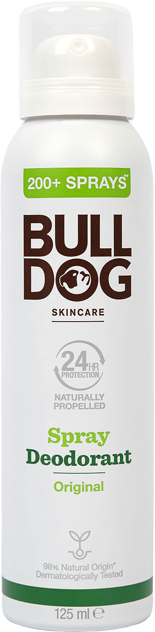 Original Spray Deodorant, från Bulldog.