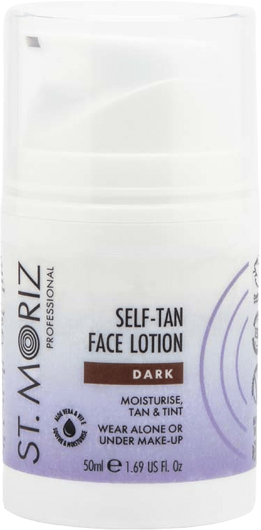 Pro Self-Tan Face Lotion Dark, från St. Moriz.