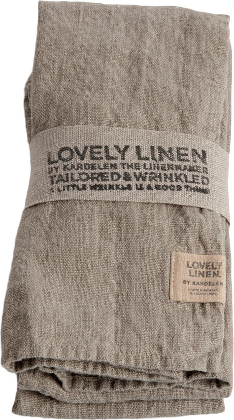 Servetter Lovely - Tvättat Lin, från Lovely Linen, i färgen beige.
