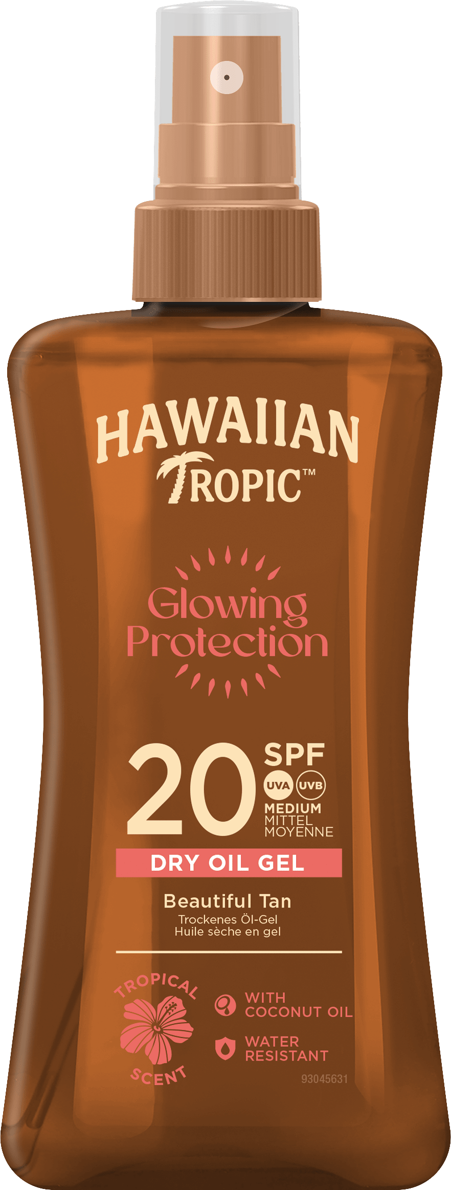 Glowing Protection Dry Oil Gel SPF20, från Hawaiian Tropic.