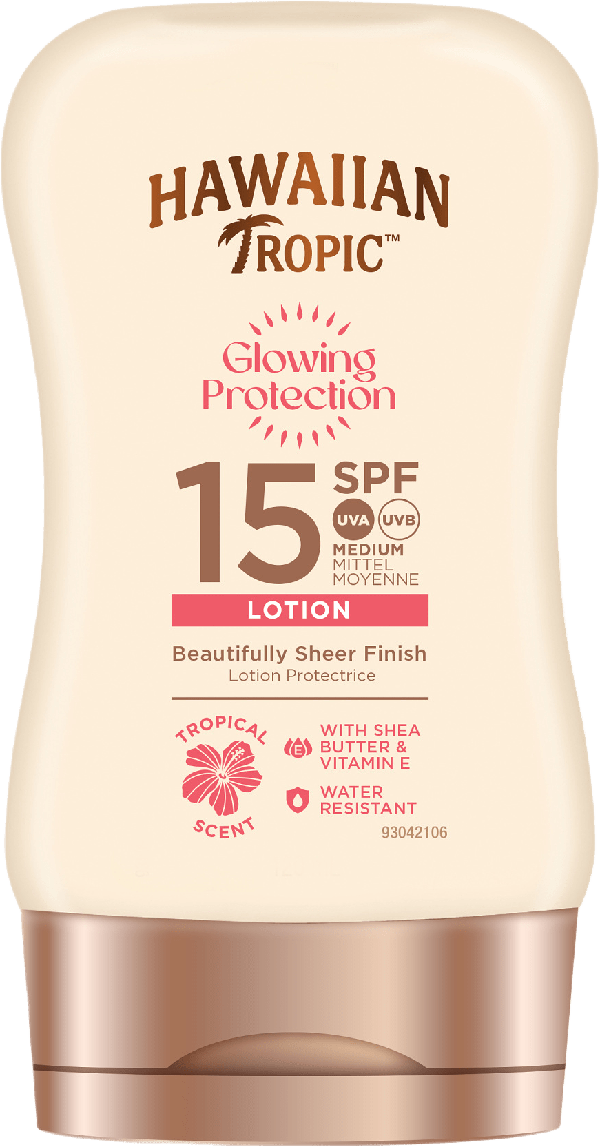 Glowing Protection Lotion SPF15, från Hawaiian Tropic, i färgen 100 Ml.