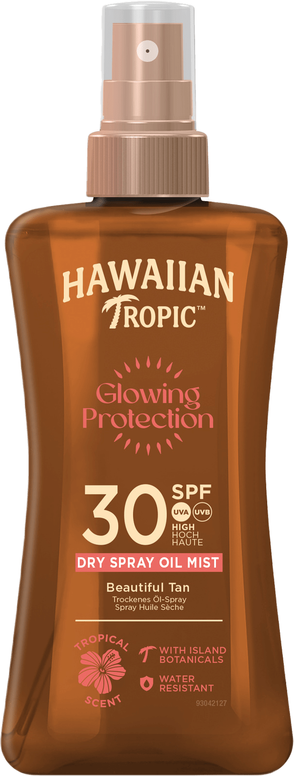 Glowing Protection Dry Spray Oil Mist SPF30, från Hawaiian Tropic.