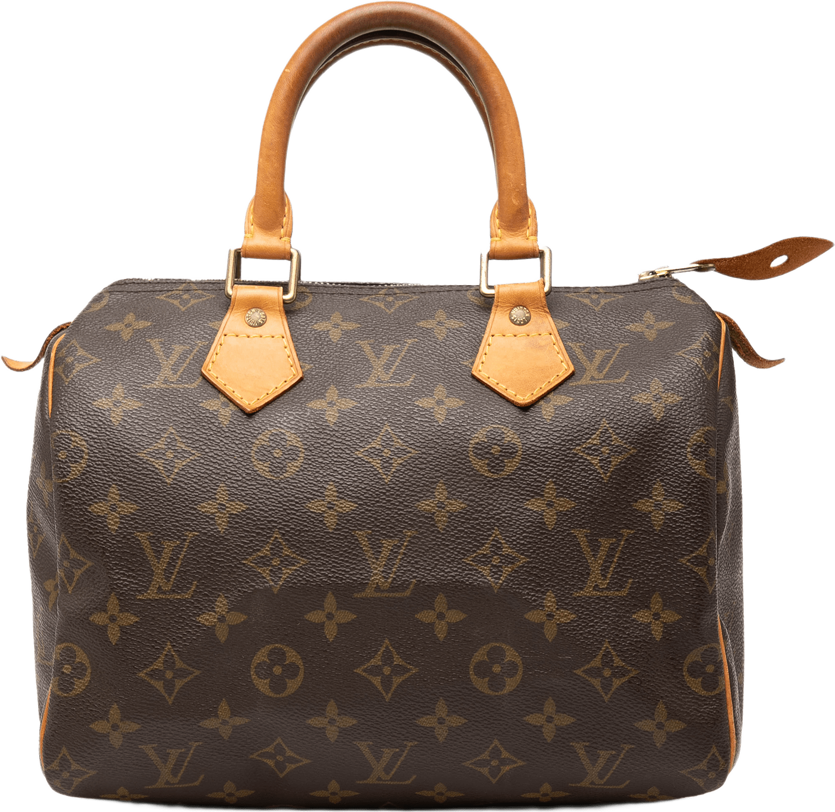 Louis Vuitton Monogram Speedy 25, från Luxclusif, i färgen brown.