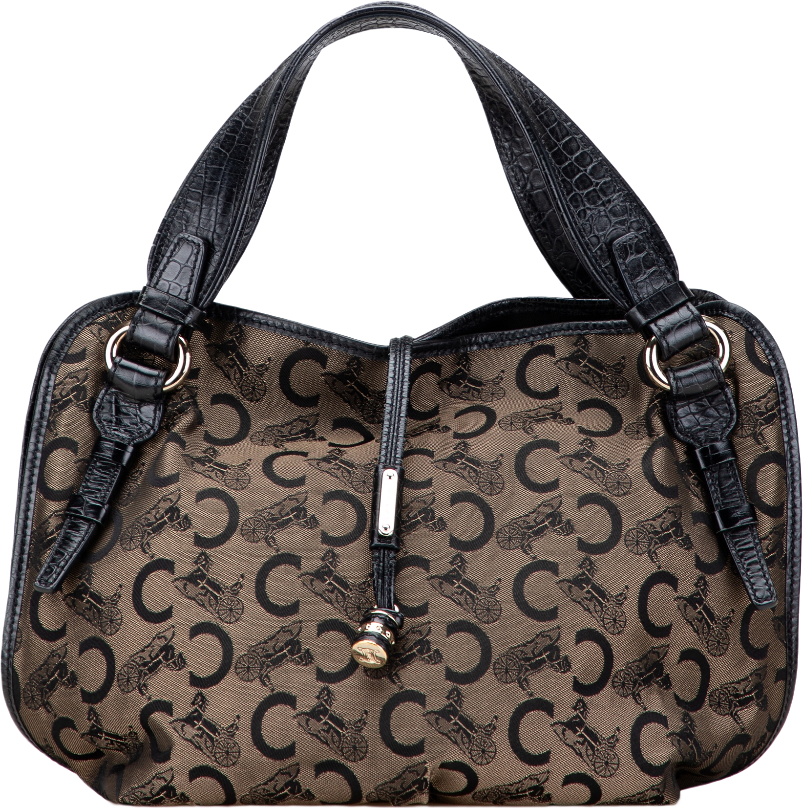 Celine C Carriage Canvas Bittersweet Hobo, från Luxclusif, i färgen brown.