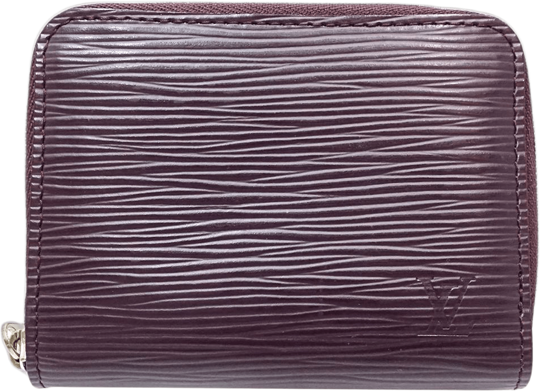 Louis Vuitton Epi Zippy Coin Purse, från Luxclusif, i färgen plum.