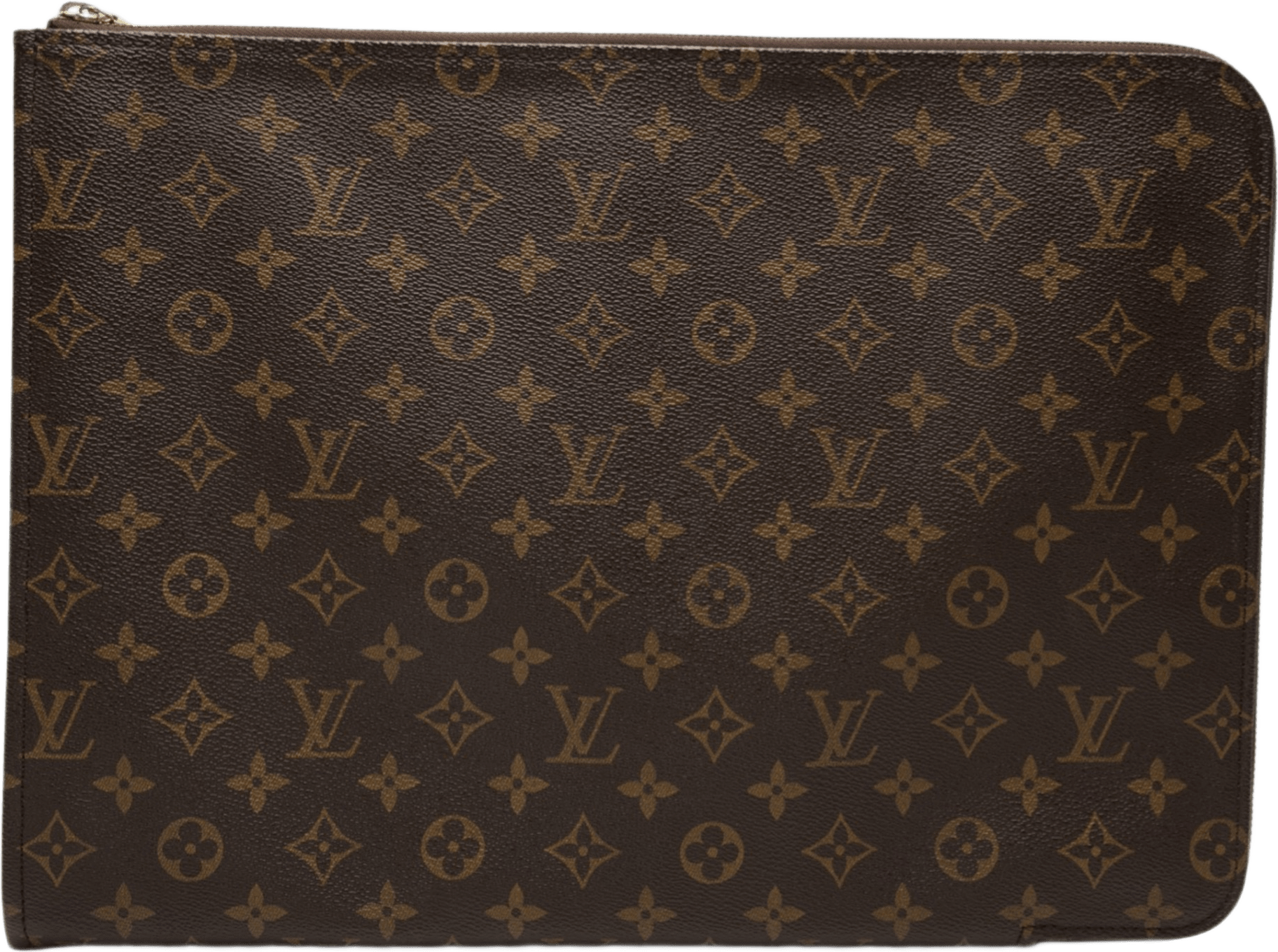 Louis Vuitton Monogram Poche Documents Portfolio, från Luxclusif, i färgen brown.