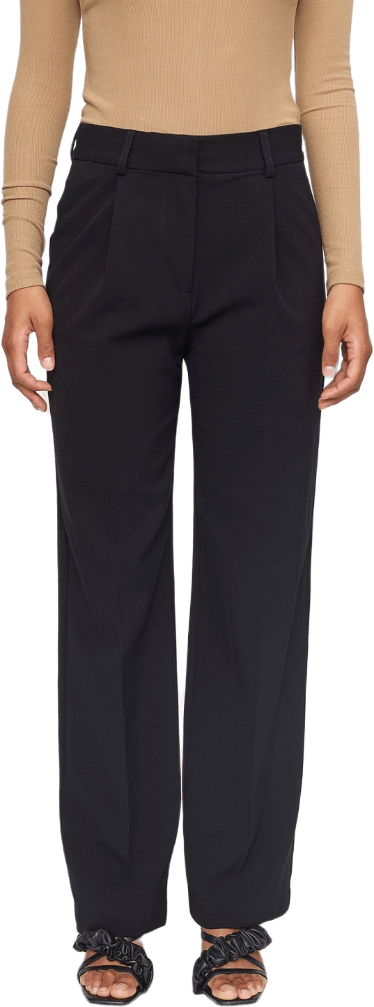 Srvilja Midwaist Loose Pant, från Soft Rebels, i färgen black.